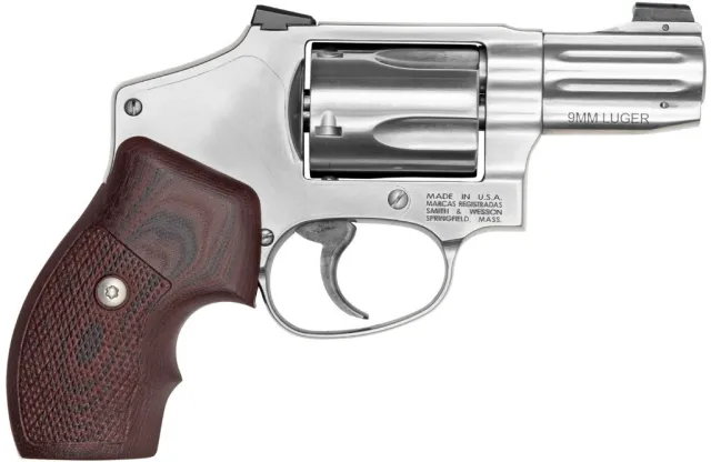 Smith & WESSON INC M940 9MM LUGER 5 2.17 Satin Stainless Finish - Smith & Wesson - 9MM LUGERManufacturer