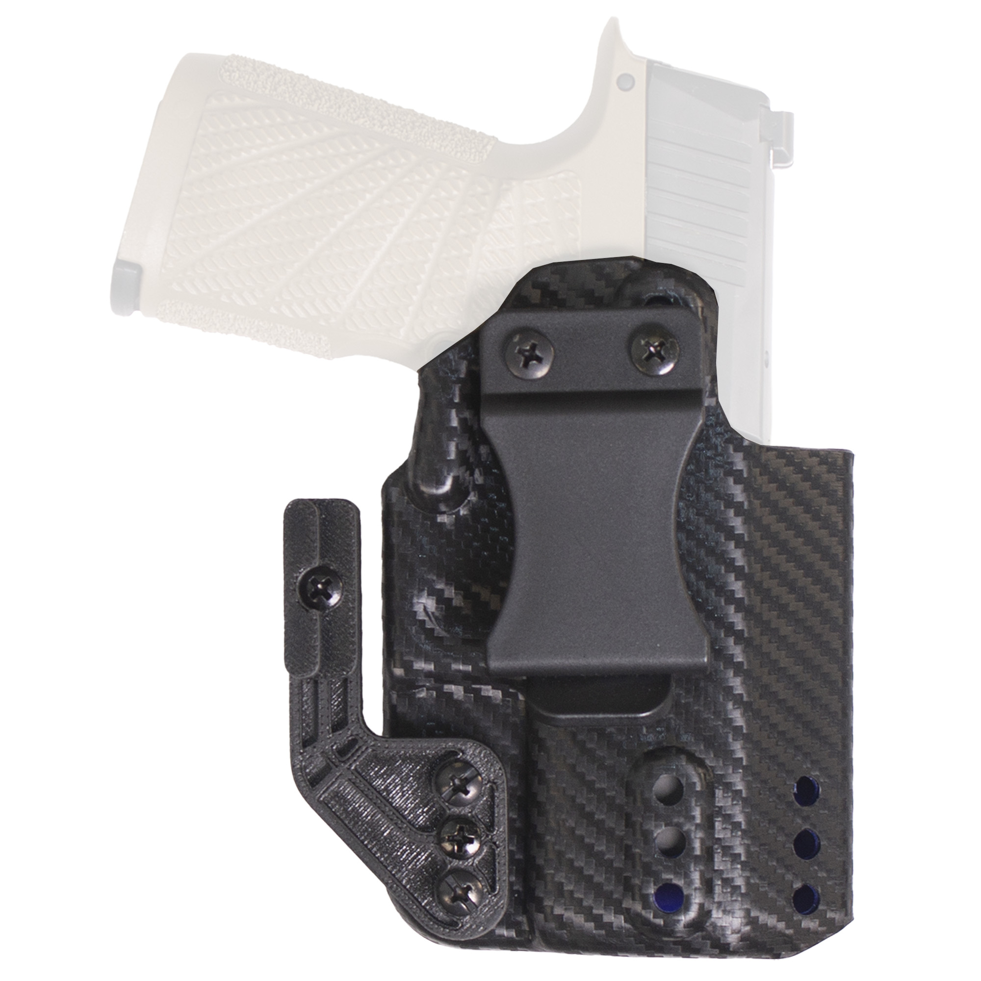 DeSantis 213KA1LZ0 Persuader IWB Holster, Right Hand, Carbon Fiber, Black