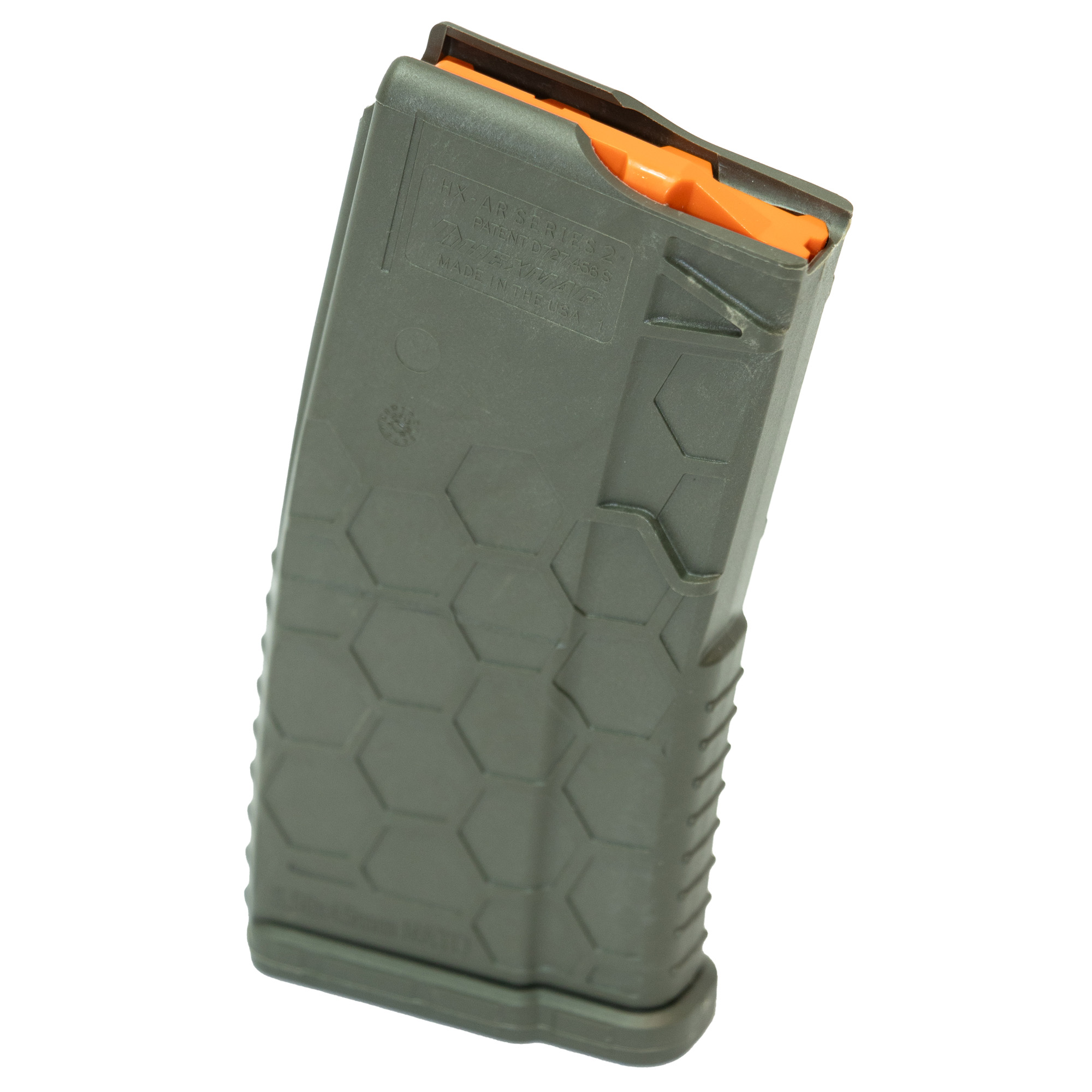 Hexmag HX1020AR15ODG Shorty OD Green Polymer 10rd 5.56x45mm NATO for AR-15