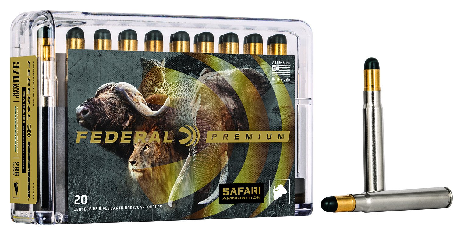 Federal Cape-Shok .370 Sako Mag 286gr WHS Ammo 20/box