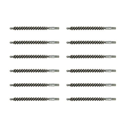 Brownells Standard Line Brush .22 Caliber Rimfire Rifle Ss 12 Pack