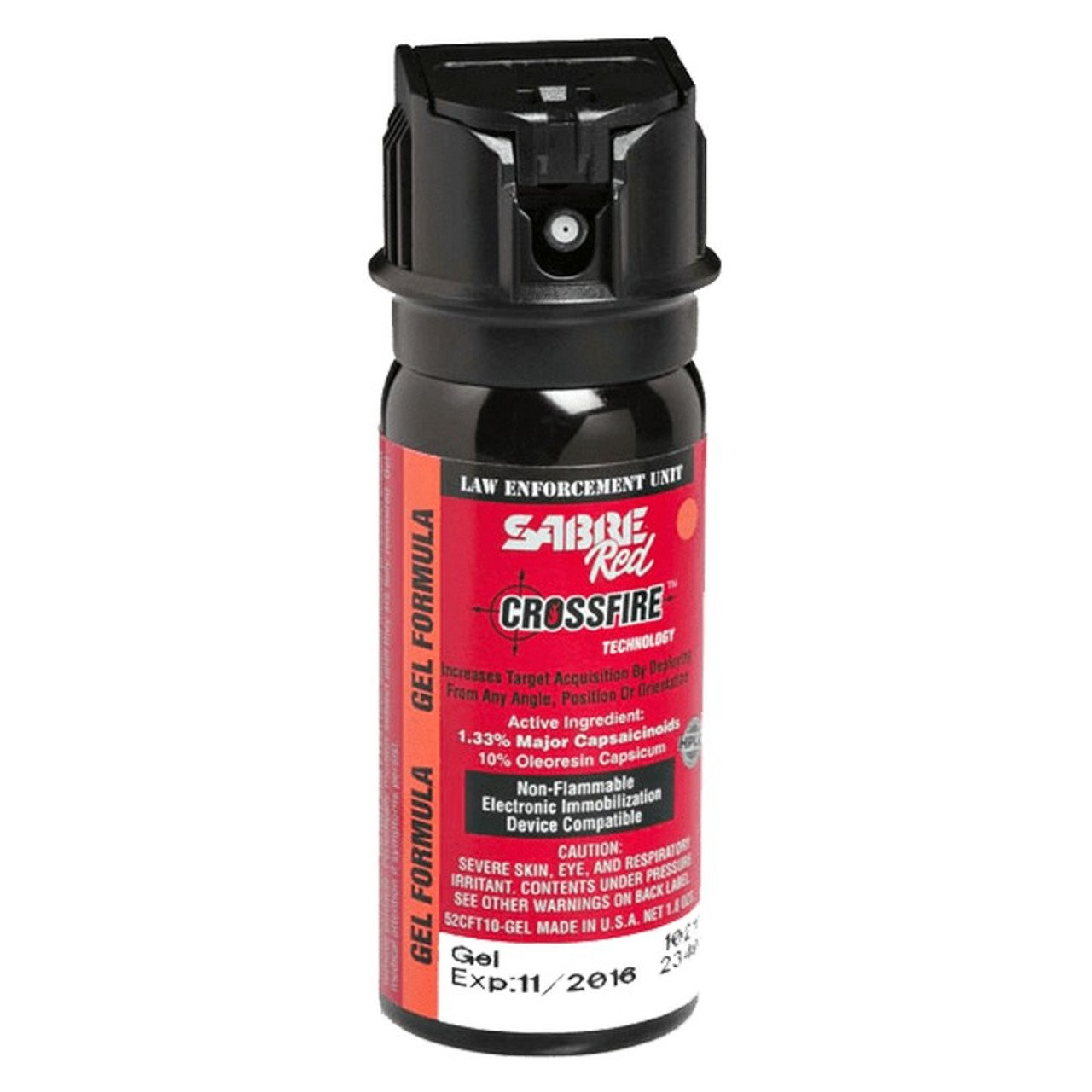 SABRE RED Crossfire Gel MK-3 1.5oz 10% OC Pepper Spray 25pk