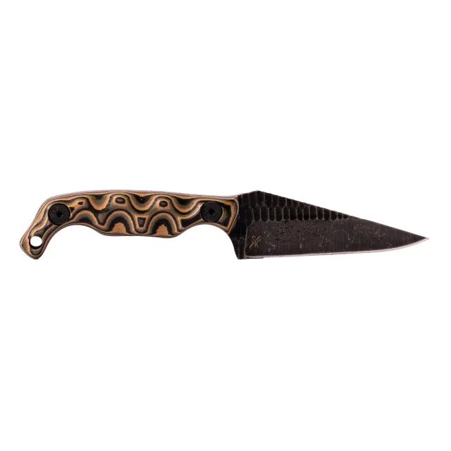 Stroup Knives Mini Fixed Knife 3 In Wharncliffe Blade MINI-CAMOL-G10