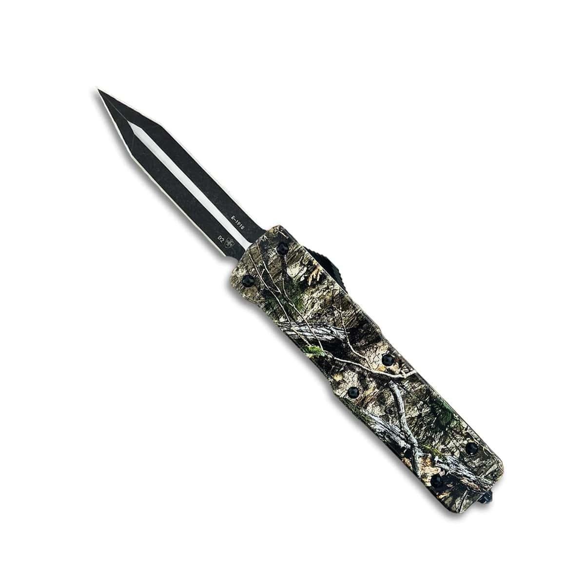 Templar LZ-MOD-12-1 Knife 3.55" D2 Blade Mossy Country DNA 8.6 oz - Templar Knife