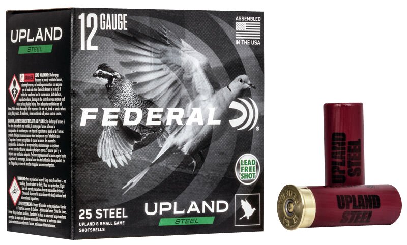 Federal USH122 6 12 Gauge 2.75 in 1 oz #6 Steel Shot 25 Rounds