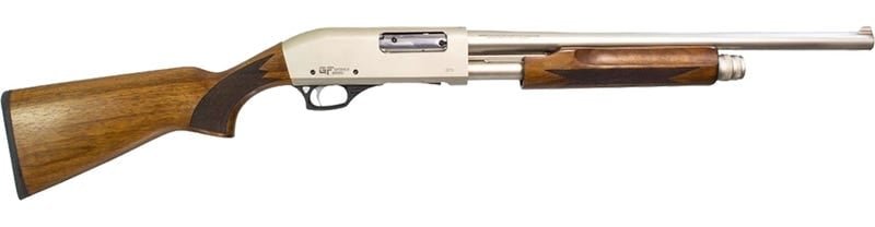 GForce Arms Gf3Pn 12 Gauge Pump 20 in Nickel Cerakote 41 Capacity