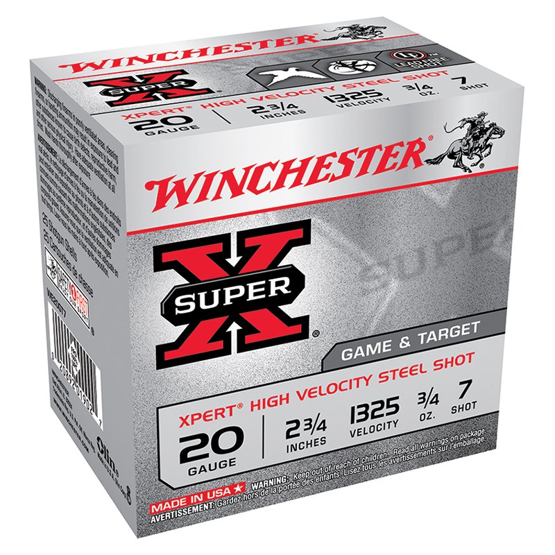 Buy Winchester SuperX 20Ga 2.75" 3/4oz HV LF #7 Shotgun Ammo online