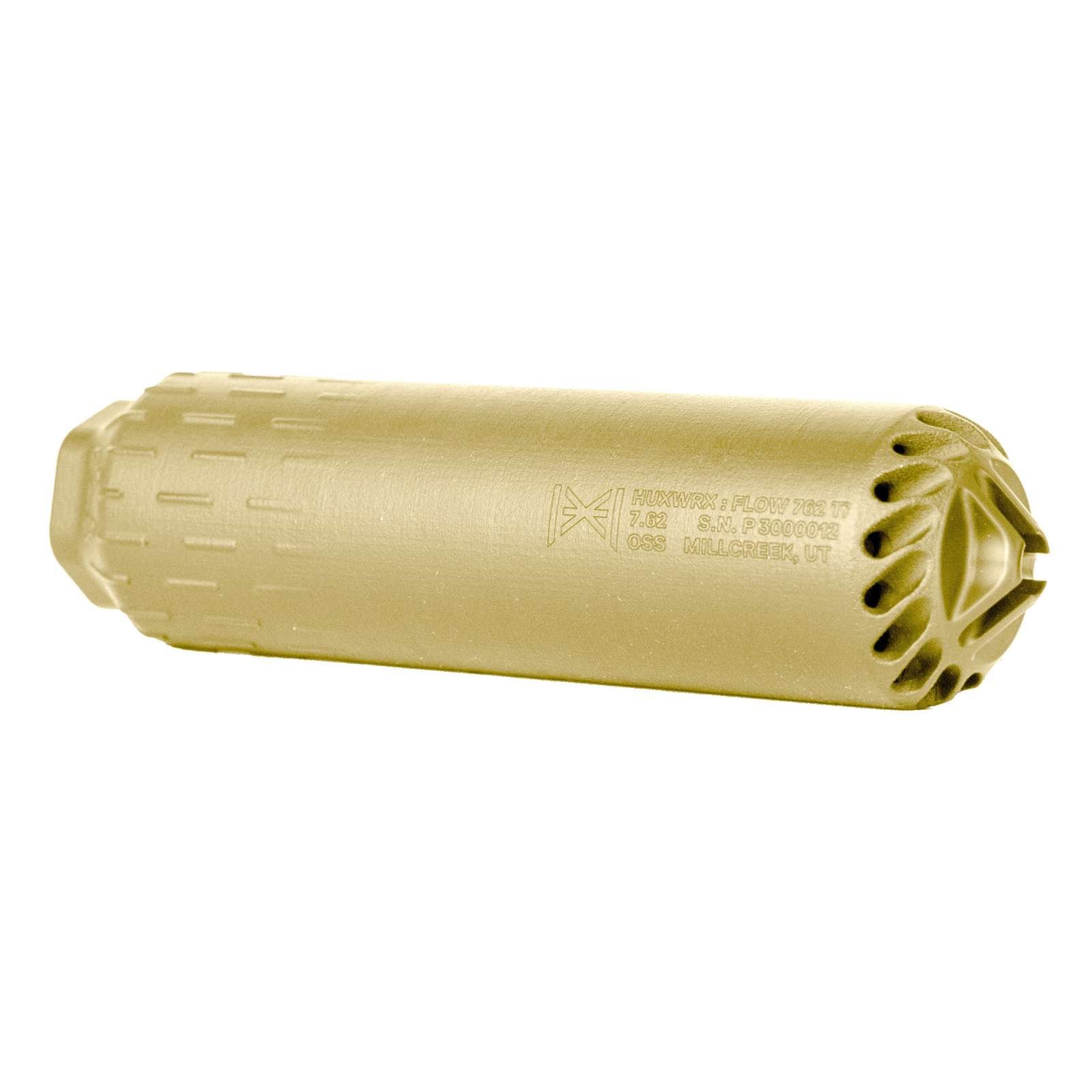 HUXWRX 2747 FLOW 7.62mm Ti 6.70 In FDE 5/8-24 DT - HUXWRX - 30 CALIBER | 7.62MM