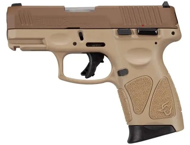 Taurus G3c Semi-Auto 9mm Luger Pistol 3.2" Barrel (3)-10Rd Mags Fixed Front - Taurus - 9mm for sale at TheGunDock