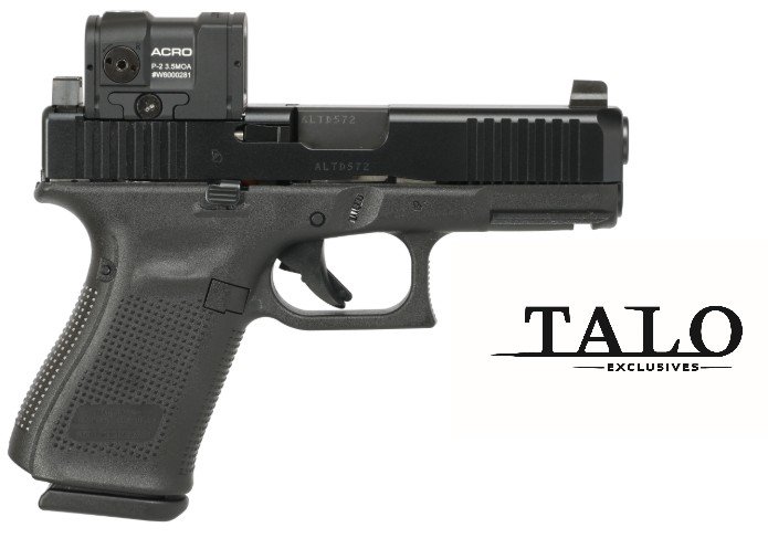 Glock UA195S303MOS7A1 G19 G5 MOS 9mm 4.02" nDLC Semi-Auto Pistol
