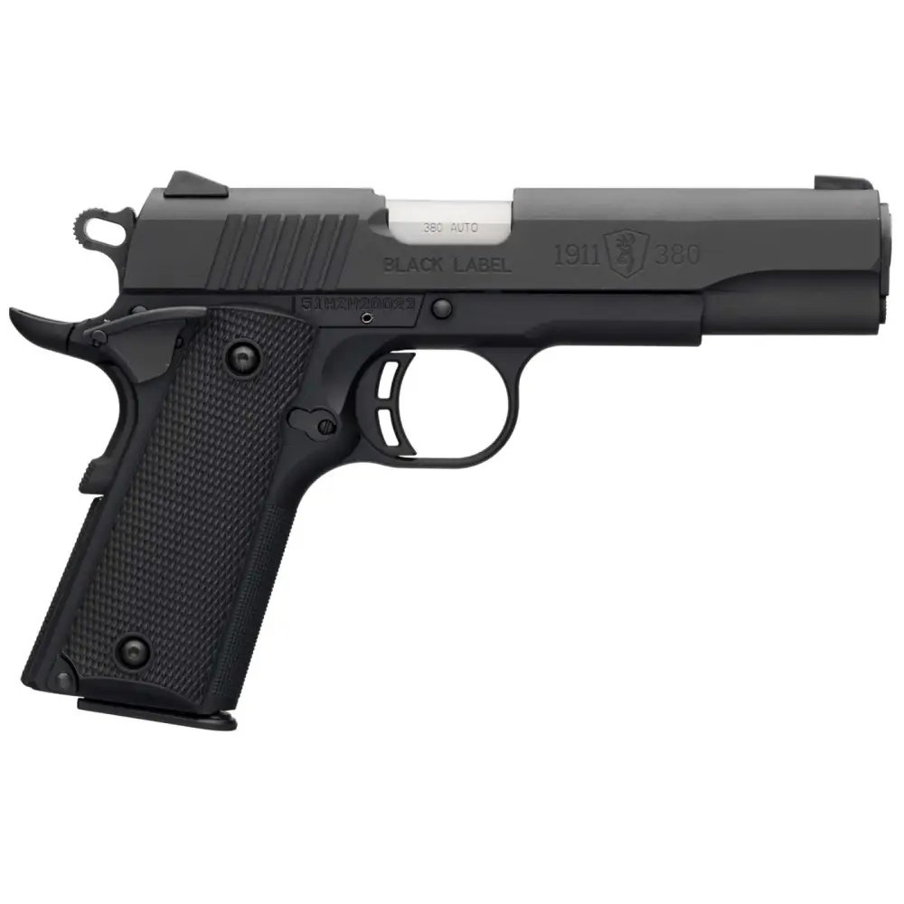 Browning 1911-380 Black Label .380 ACP 4.25 in Matte Black 8rd SA - Browning - 380 ACP