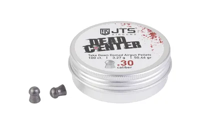 JTS Group Dead Center 30 Cal 50 Grain Domed 100 Count Tin