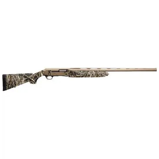 Browning 011434204 Silver Field 12 Gauge Autoloading Shotgun, 3.5" Chamber, 4+1 Capacity, 28" FDE Barrel/Receiver, Realtree Max-7 Camo Synthetic Stock - Browning - 12 Gauge