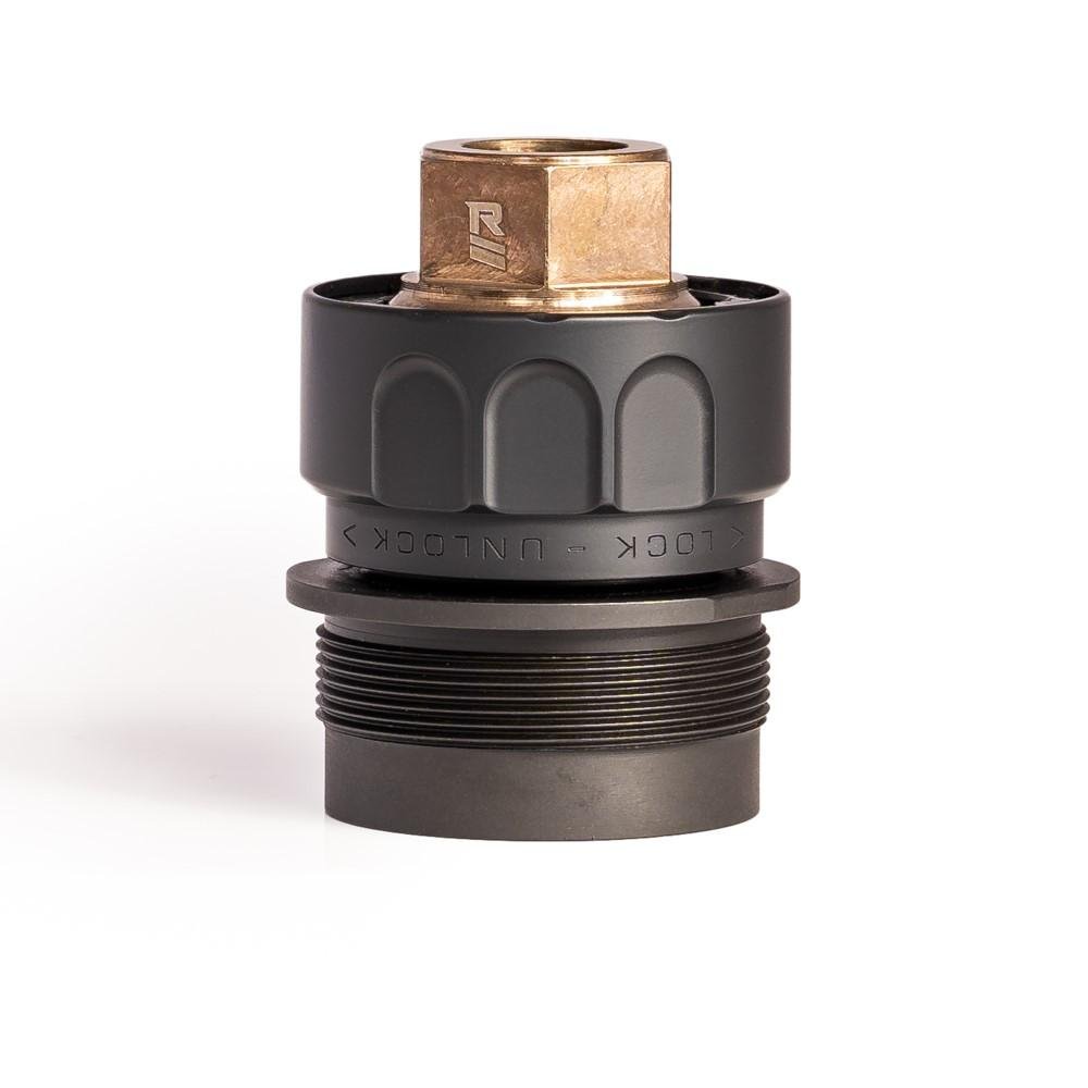 Rugged Suppressors RUM001 Stainless Steel Universal Mount 1.375x24 Black - Rugged Suppressors