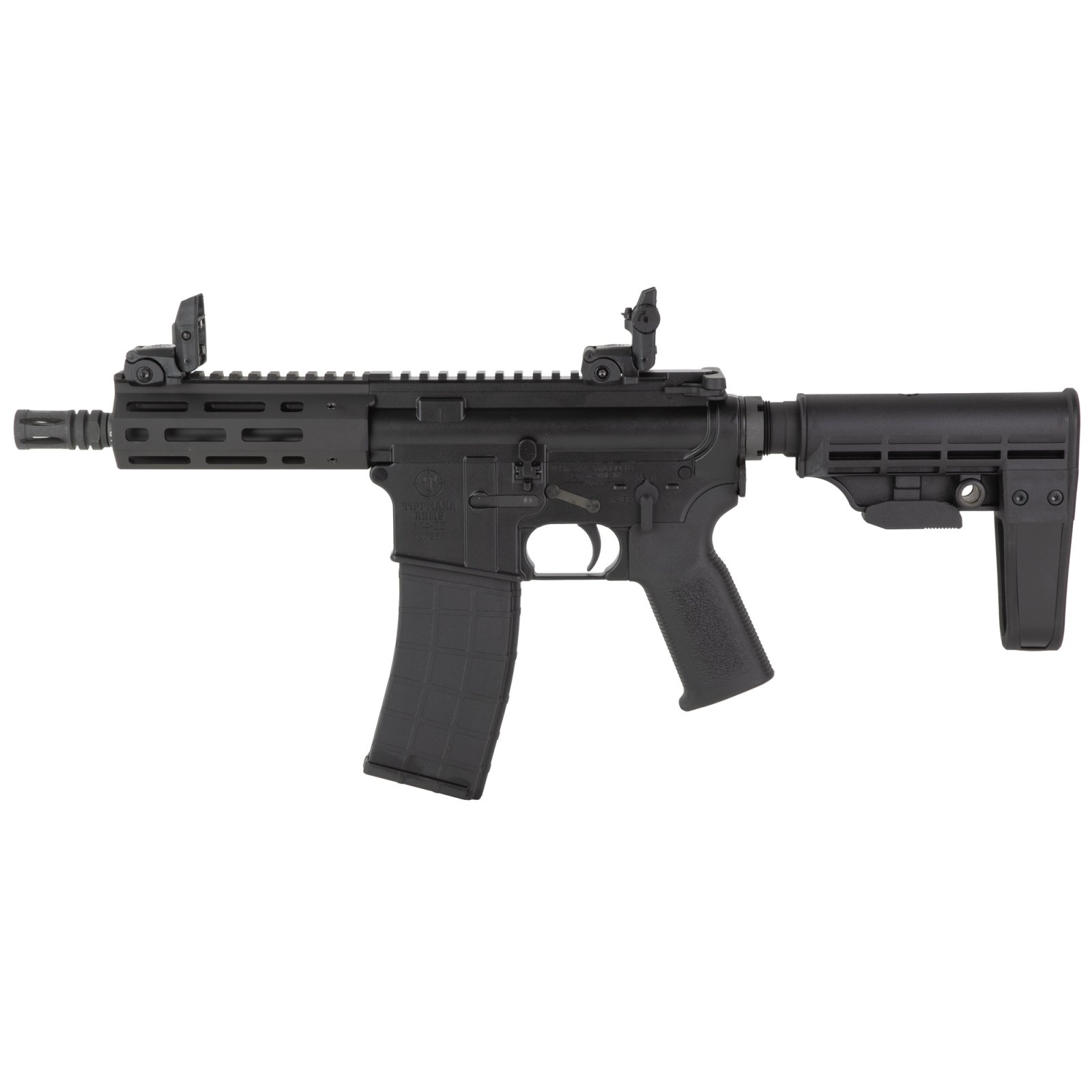 Tippmann Arms A101042 M4 Micro Elite 22 LR 25+1 7" Black Parkerized...