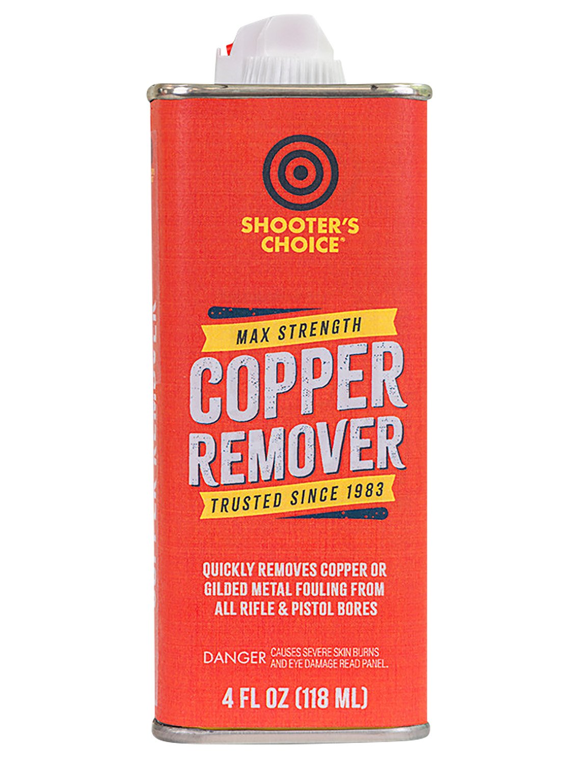 Shooters Choice Max Strength Copper Solvent 4 oz. - SHOOTERS - 4 OZ