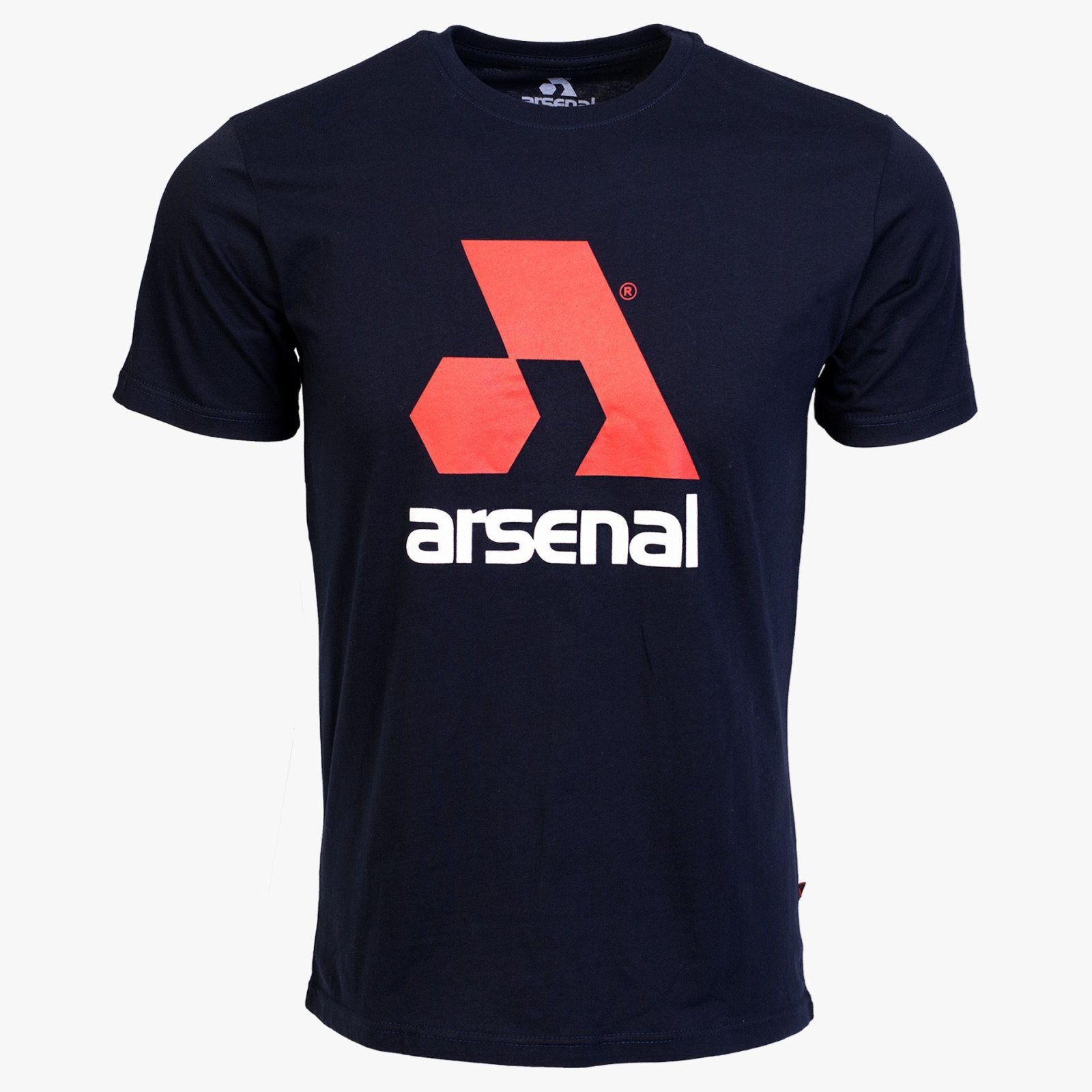 Arsenal Large Blue Cotton Relaxed Fit Logo T-Shirt - Arsenal