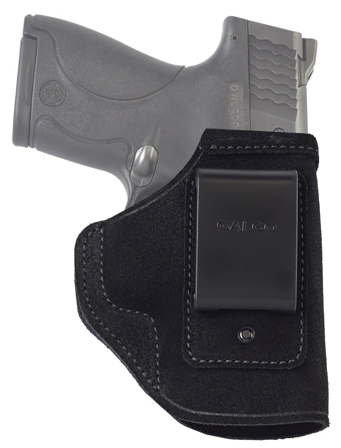 Galco STO658B Stow-N-Go IWB Black Leather Holster for S&W M&P Shield