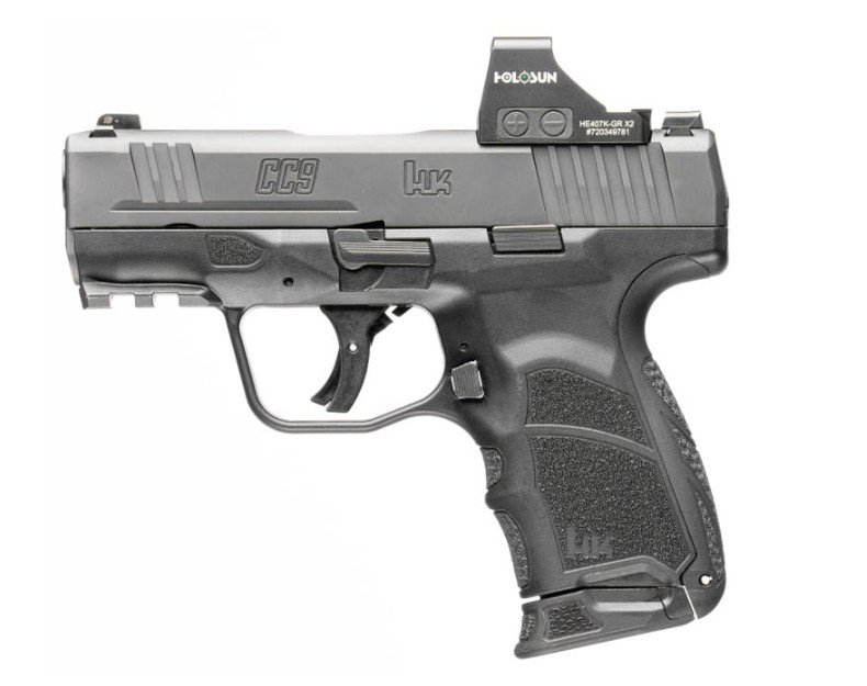 Heckler & Koch 81001132 CC9 Micro Compact 9mm 3.32" Holosun 407K Black