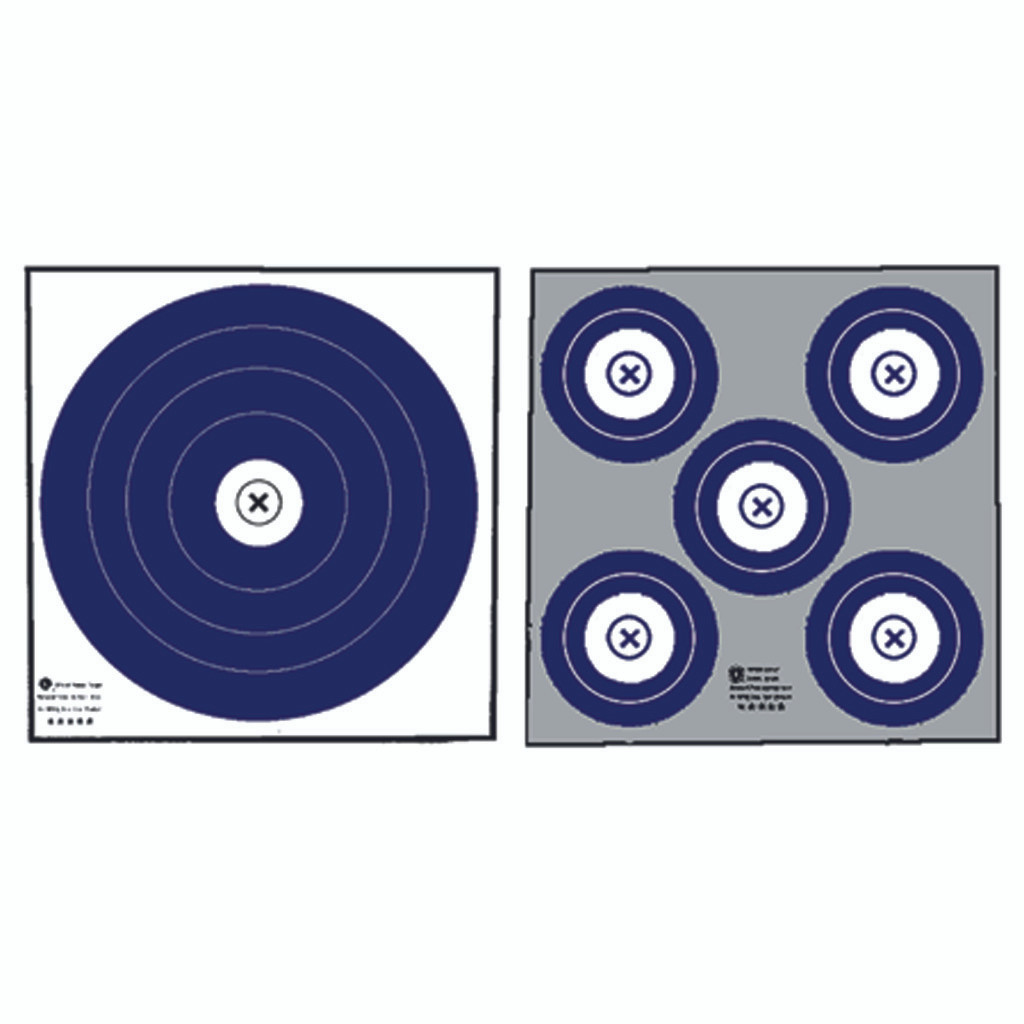 NFI NFI-4P Maple Leaf Target Face 100pk, Double Sided, 17"x17"