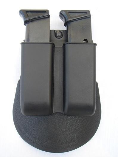 Fobus 6922P Double Mag Pouch Black Polymer Paddle .22/.380 ACP - First Samco/Fobus - .22, .380, .32