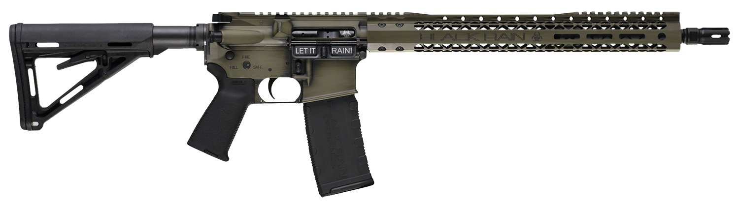 Black Rain BRO-WTP-BGB AR-15 16" 5.56 Bazooka Green Battleworn Finish - BRO - 223 Remington