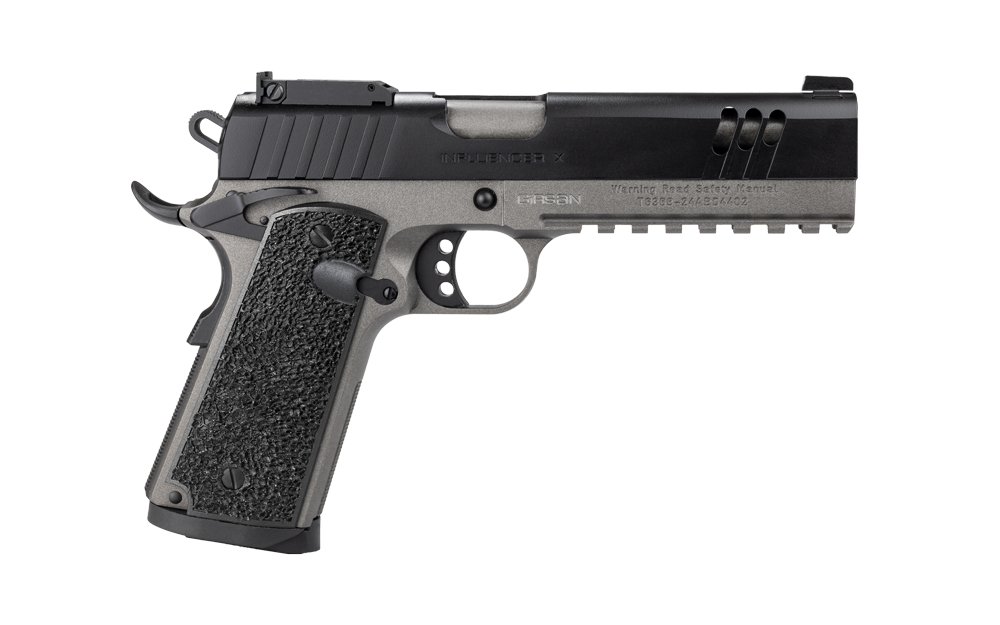 Girsan MC1911S 38 Super Auto 9+1 Tungsten Gray Tactical Sight 5" Rail - EAA - 38 Super