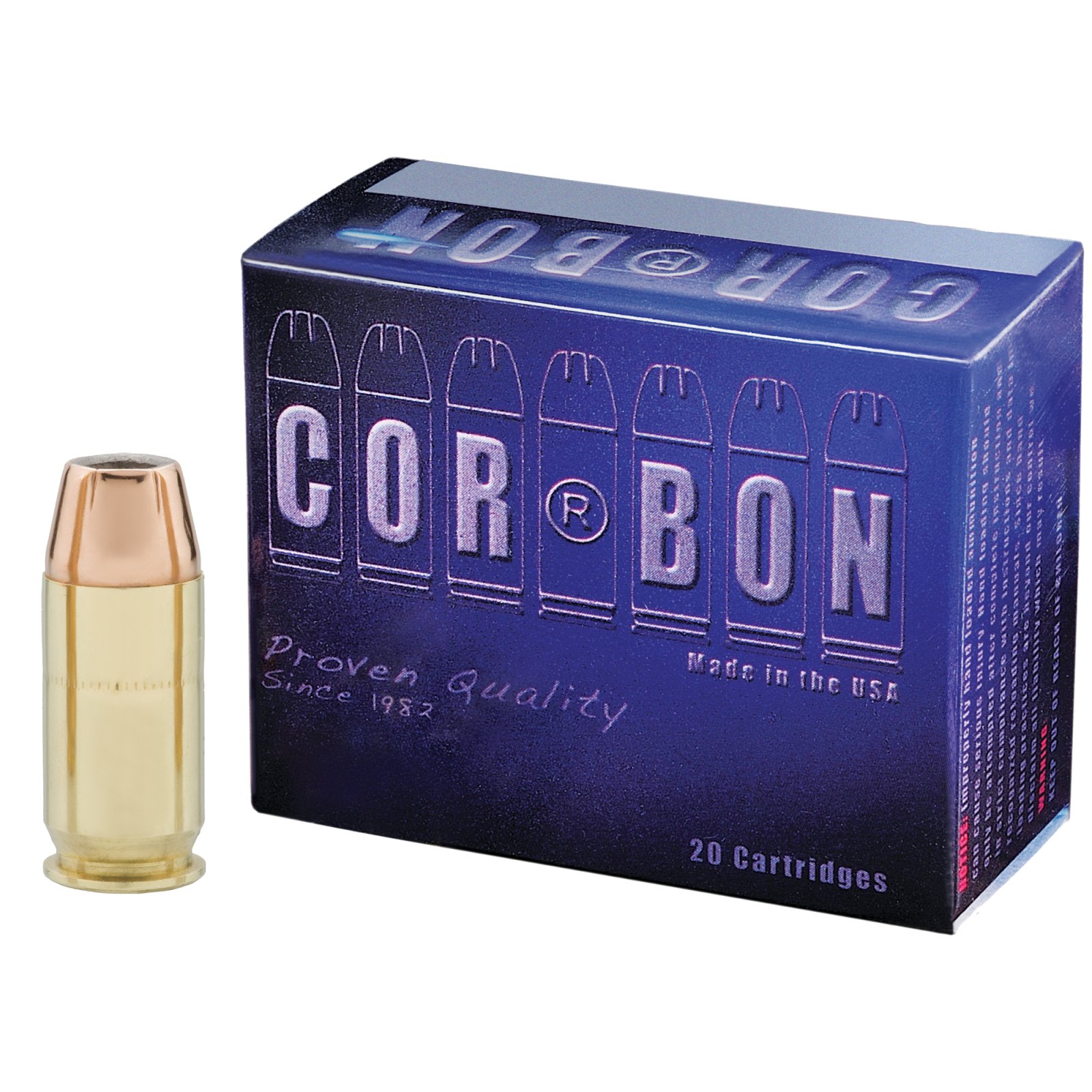 CorBon SD4518520 .45 ACP +P 185 Grain JHP Ammo 20 Rounds - Corbon - 45 ACP