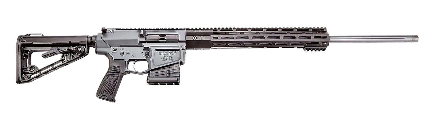 Wilson Combat SS-65CF24-BLACK 6.5 Creedmoor 24" Fluted Semi-Auto Rifle - Wilson Combat - 6.5 CREEDMOOR
