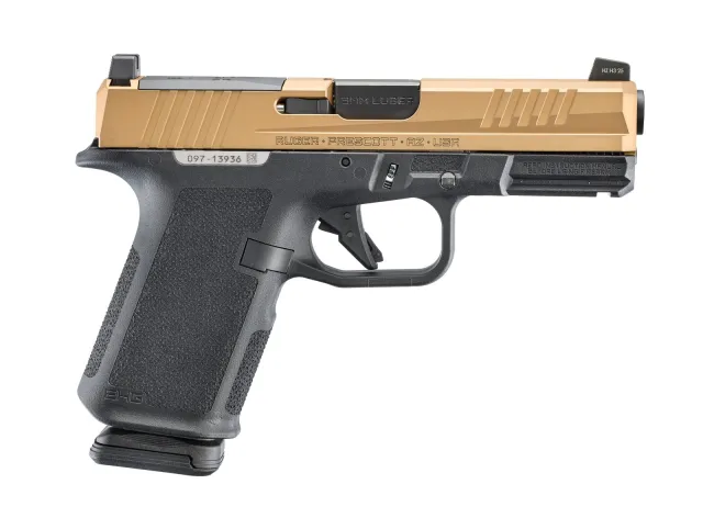 Ruger RXM 9mm 4 In Copper PVD Striker Fired 15+1