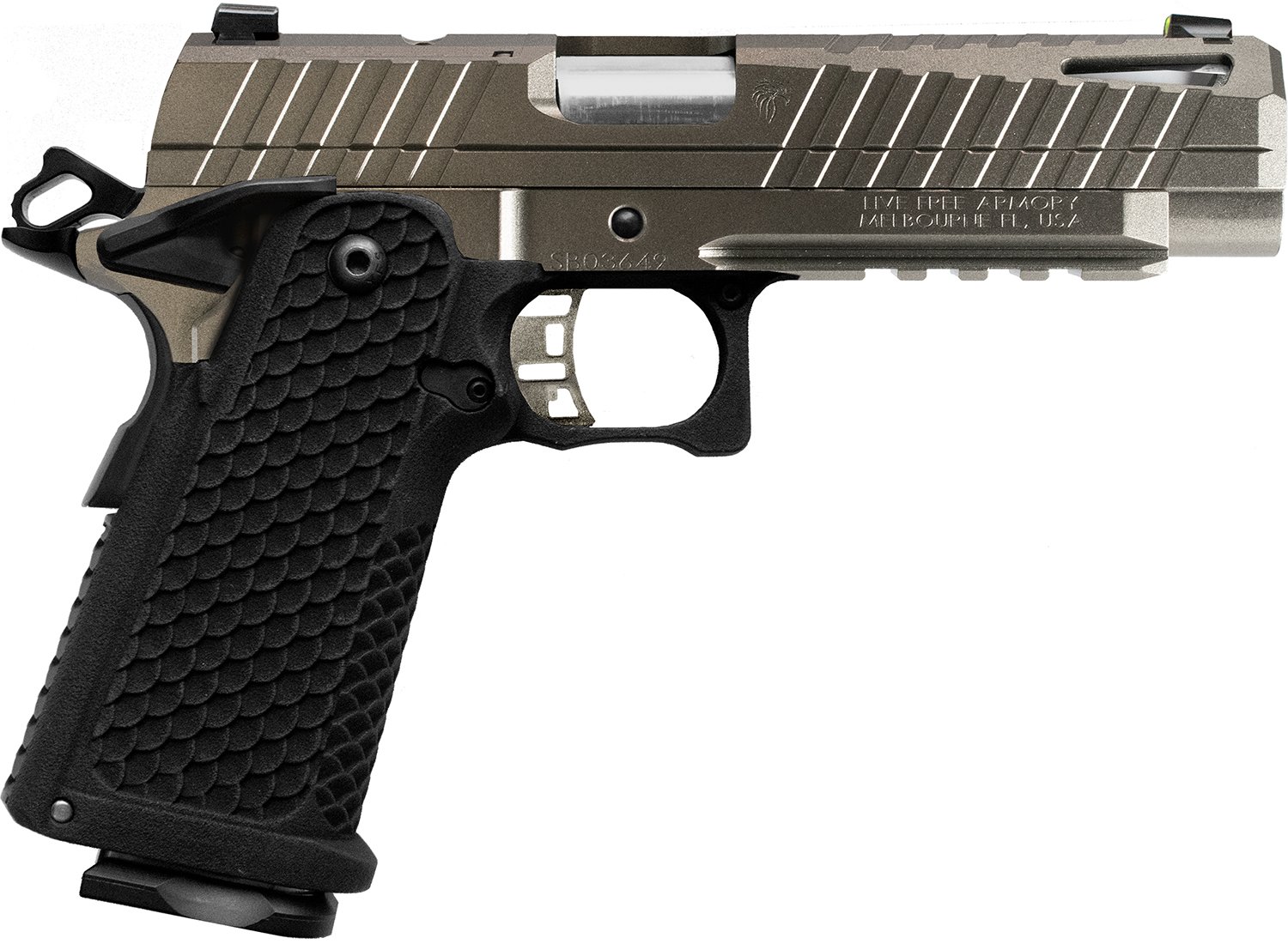 LFA LFAPF01205PS Apollo 11 9mm 4.9" 17+1 Elite Platinum Pistol - LFA - 9x19mm