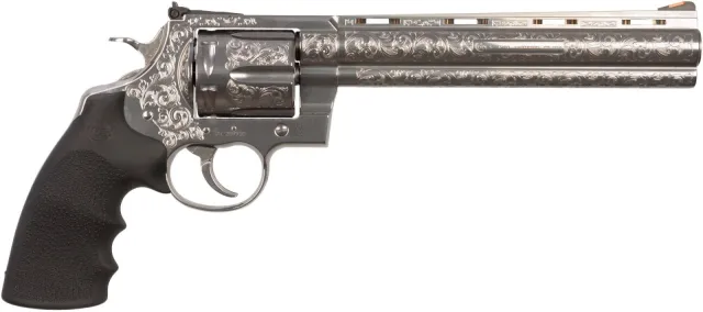 Anaconda Engraved 44 Rem Mag 6 8.000 Stainless Steel American Forged Stainless Stl - 44 Rem Mag for sale at TheGunDock