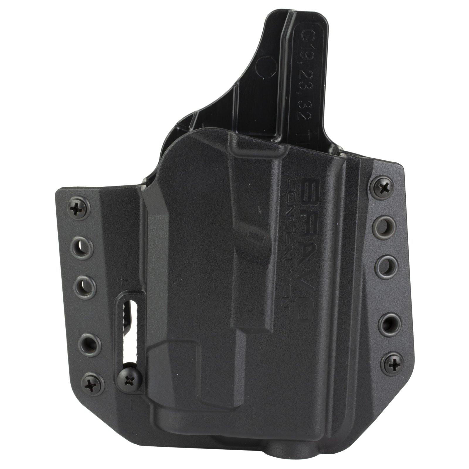 BRAVO CONCEALMENT OWB BCA 3.0 Light Bearing RH Black Holster BC30-1010