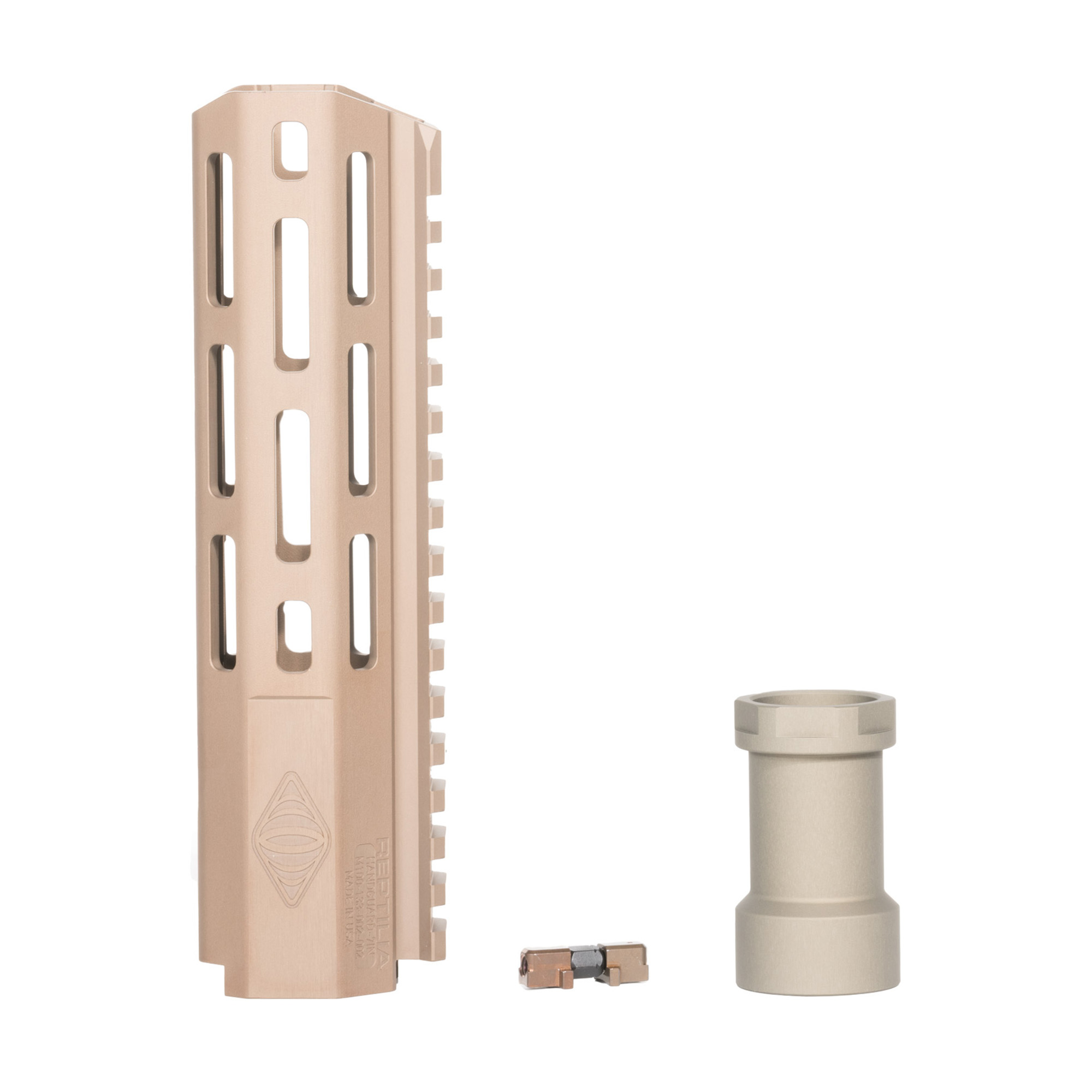 Reptilia 100-331 Handguard M-LOK 9.4In Anodized Flat Dark Earth