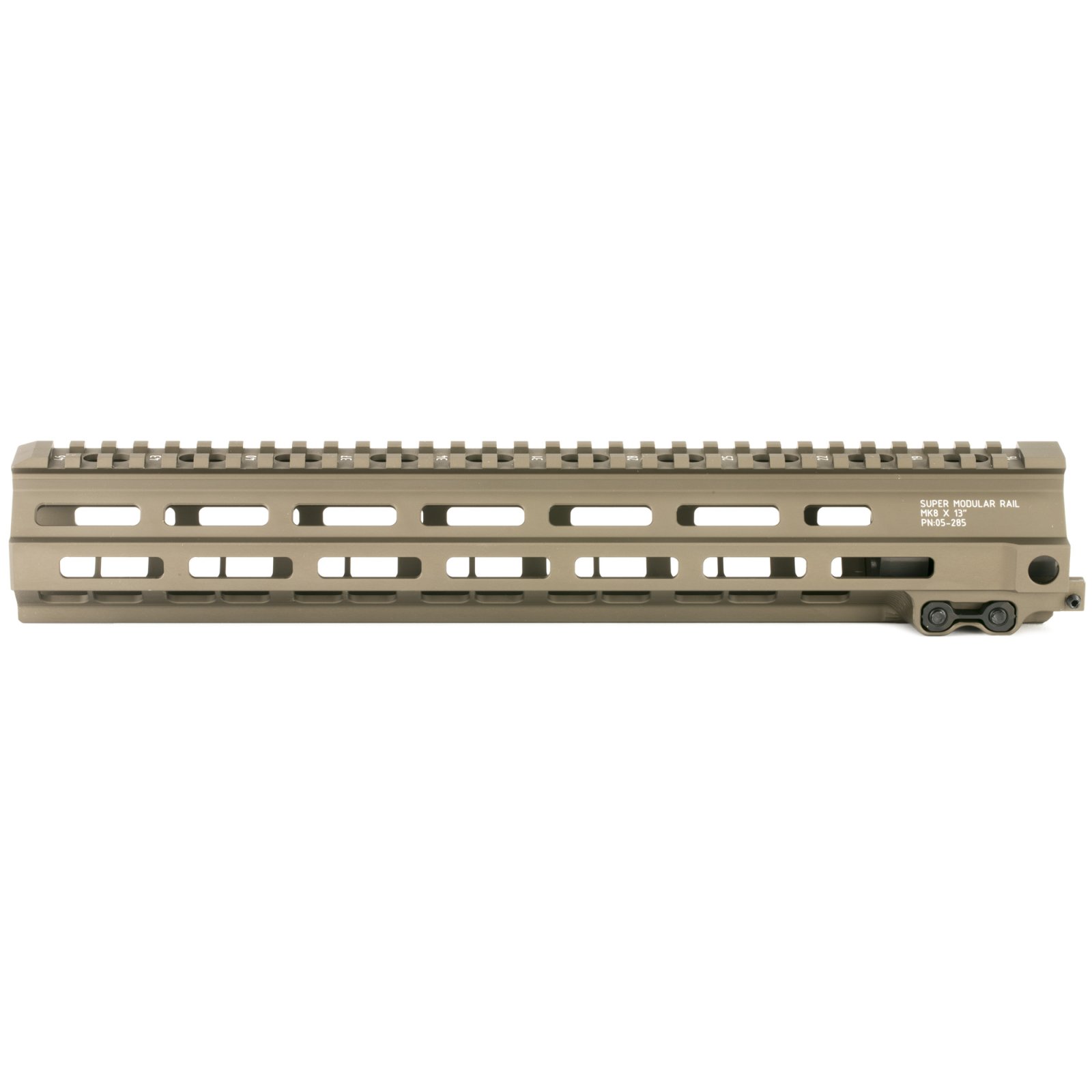 Geissele 05285S Super Modular Rail MK8 13.5" M-LOK Desert Dirt Aluminum