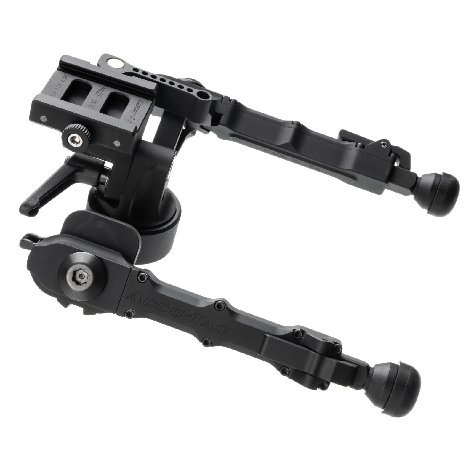 Accu-Tac FC-4 G2 Bipod Black F Class Arca Swiss Rail FCASQD-G204 - Accu-Tac
