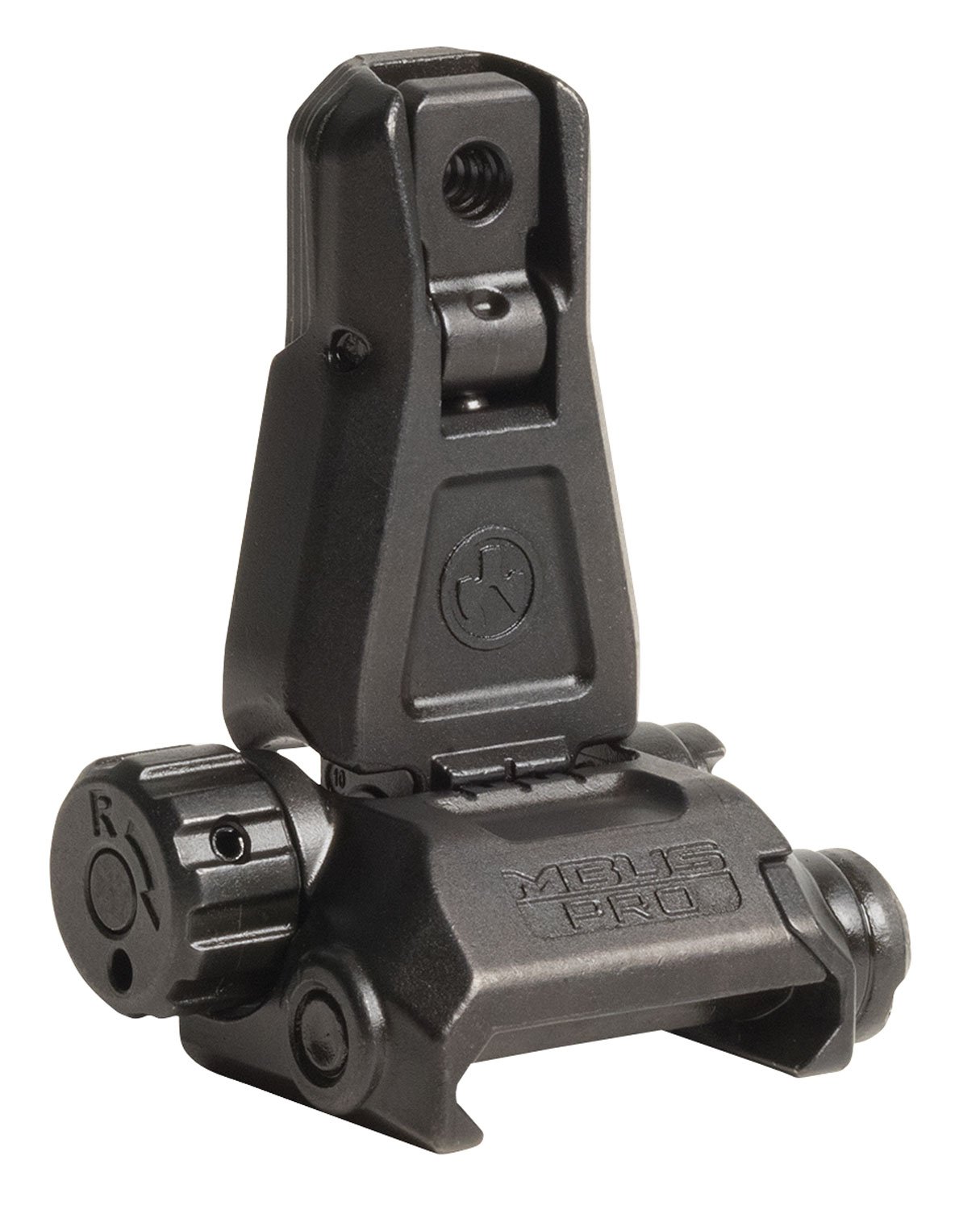 Magpul MBUS Pro AR-15 All-Steel Rear Iron Sight, Windage Adjustable, MAG276