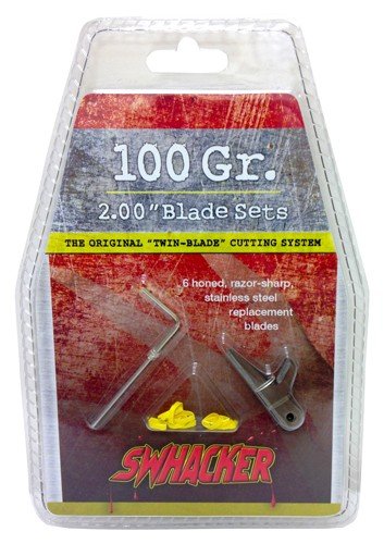 Swhacker SWH00208 Replacement Blades 2-Blade 100gr 2" Cut 6-Pack