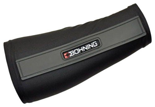 Bohning Slip-On Armguard Medium Black Compression Fit Forearm Protection - Bohning