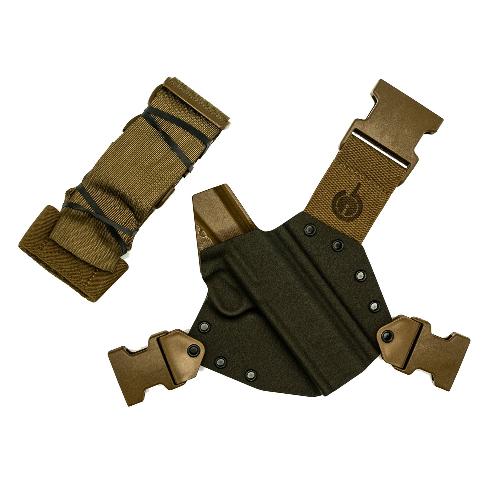 GunfightersINC Kenai Holster KN-1911GR 5 in Kydex Right Hand Gray Coyote