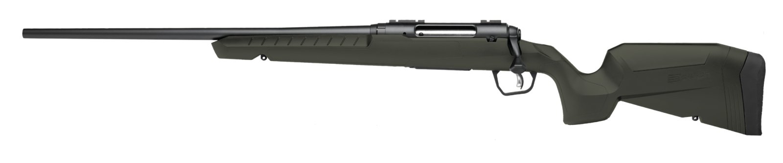Savage 32075 Axis 7mm-08 Rifle 4+1 Matte Black OD Green Synthetic Stock - Savage Arms - 7mm-08