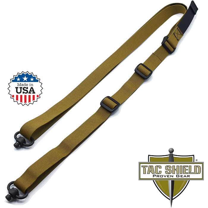 TangoDown 2PT Operator Sling QD 1in Coyote Tan Tactical Sling - TangoDown