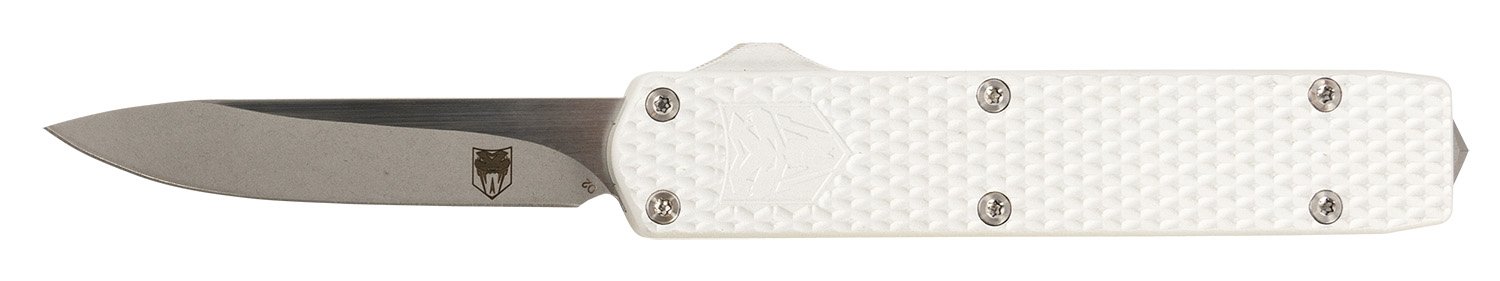 CobraTec MNSILMGEN2DNS Mini Mamba Gen II 2.25" D2 Blade Silver Handle - CobraTec Knives