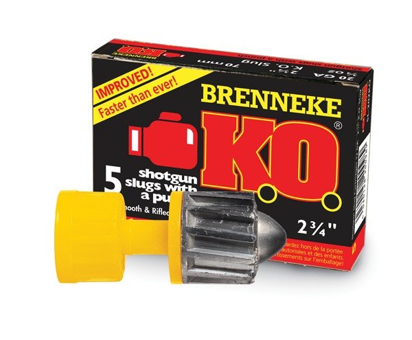 Brenneke KO Slugs 20 ga. 2 3/4 in. 3/4 oz. 5 rd. - Brenneke - LEAD
