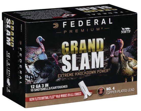 Federal PFCX157F4 12 Gauge 3 in 1.75 oz #4 Shot 10 Rounds Copper-Plated