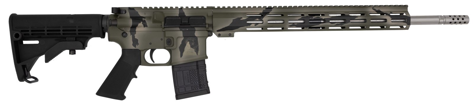 Buy Great Lakes Firearms GL15450SSPGRN AR-15 .450 Bushmaster 18" SS Barrel online