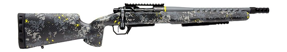 Horizon Firearms HRF-VRF-308W-13R Venatic Riff SBR 308 Win 13" Porsche Grey Rattler Threaded Barrel, Black DLC Steel Receiver w/Picatinny Rail, Arca Rail Forend, Carbon Flash Iota EKO Carbon Fiber Sto