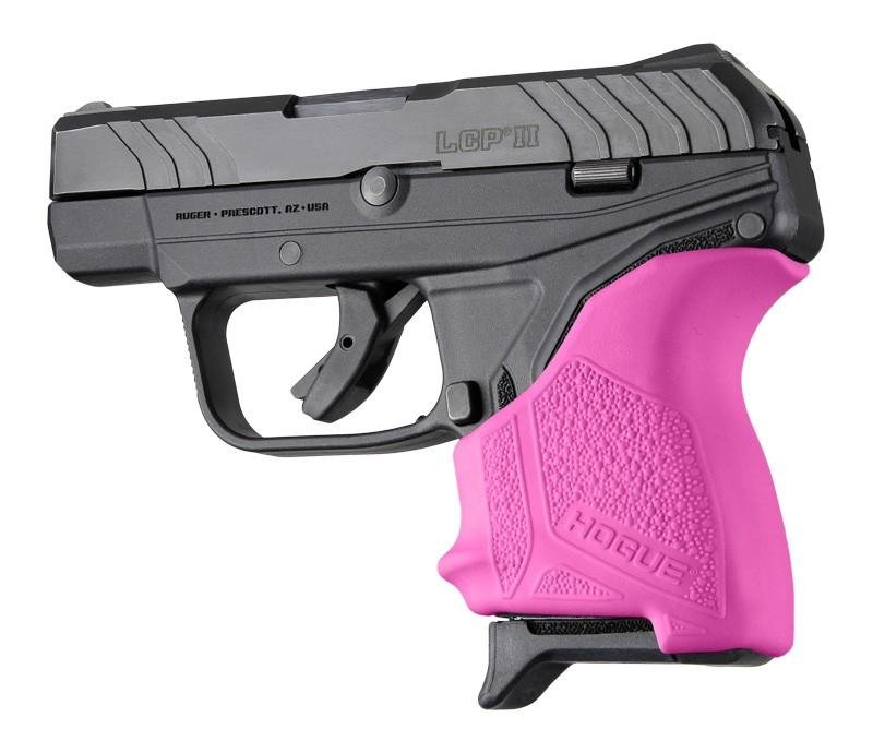 Hogue 18127 HandAll Beavertail Grip Sleeve Ruger LCP II Pink