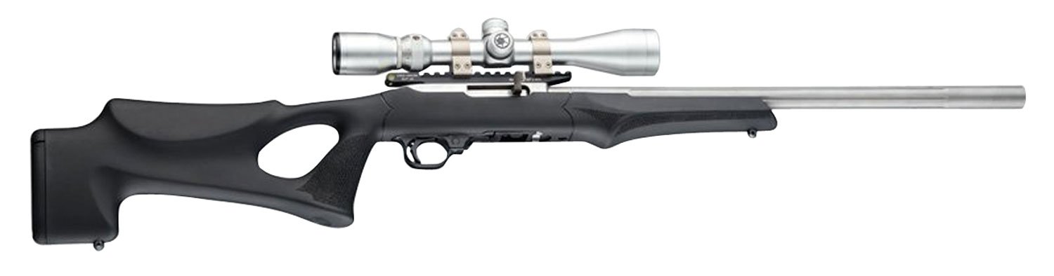Hogue 22070 OverMolded Rifle Stock Black Thumbhole for Ruger 10/22 .920"
