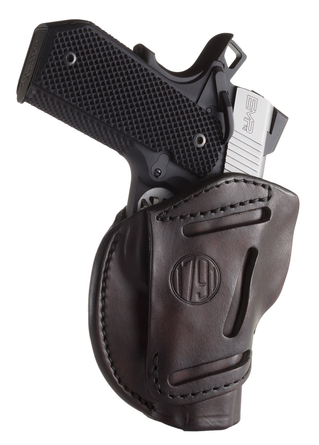1791 Holster 3-Way OWB Multi- Fit AMBI SZ1 1911 FRM 3-4" SBR - 1791 Gunleather - SIGNATURE BROWN